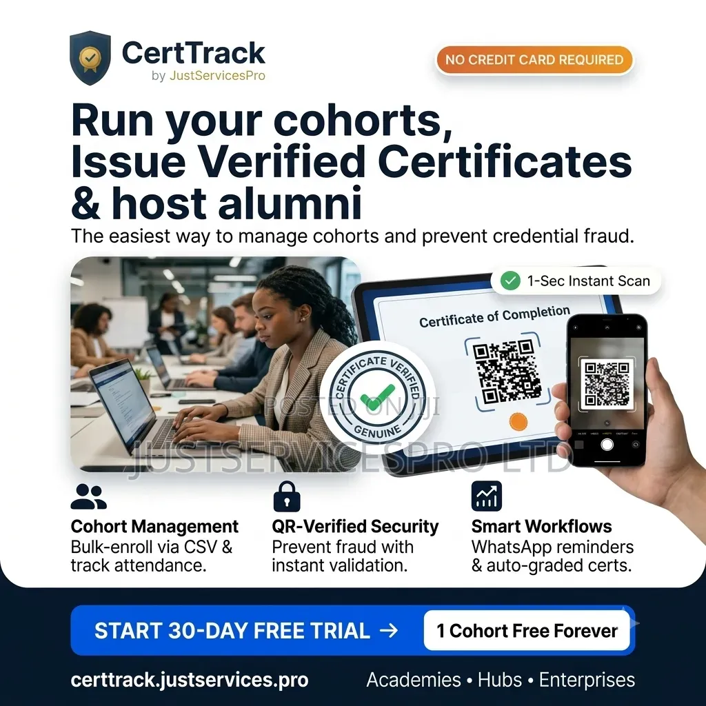 CertTrack; Online Training Management and Certification