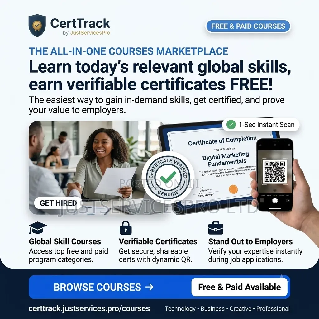 CertTrack; Online Training Management and Certification