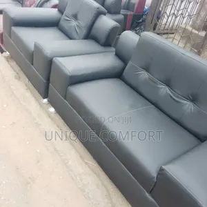 Top Quality 6 Seaters Real Leather Sofa Set (3,2,1) Seaters
