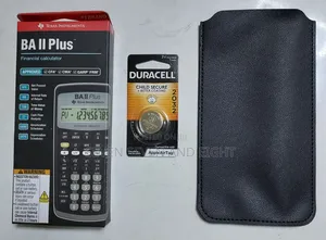 Ba Ii Plus Calculator + Free Pouch+Free Extra Battery