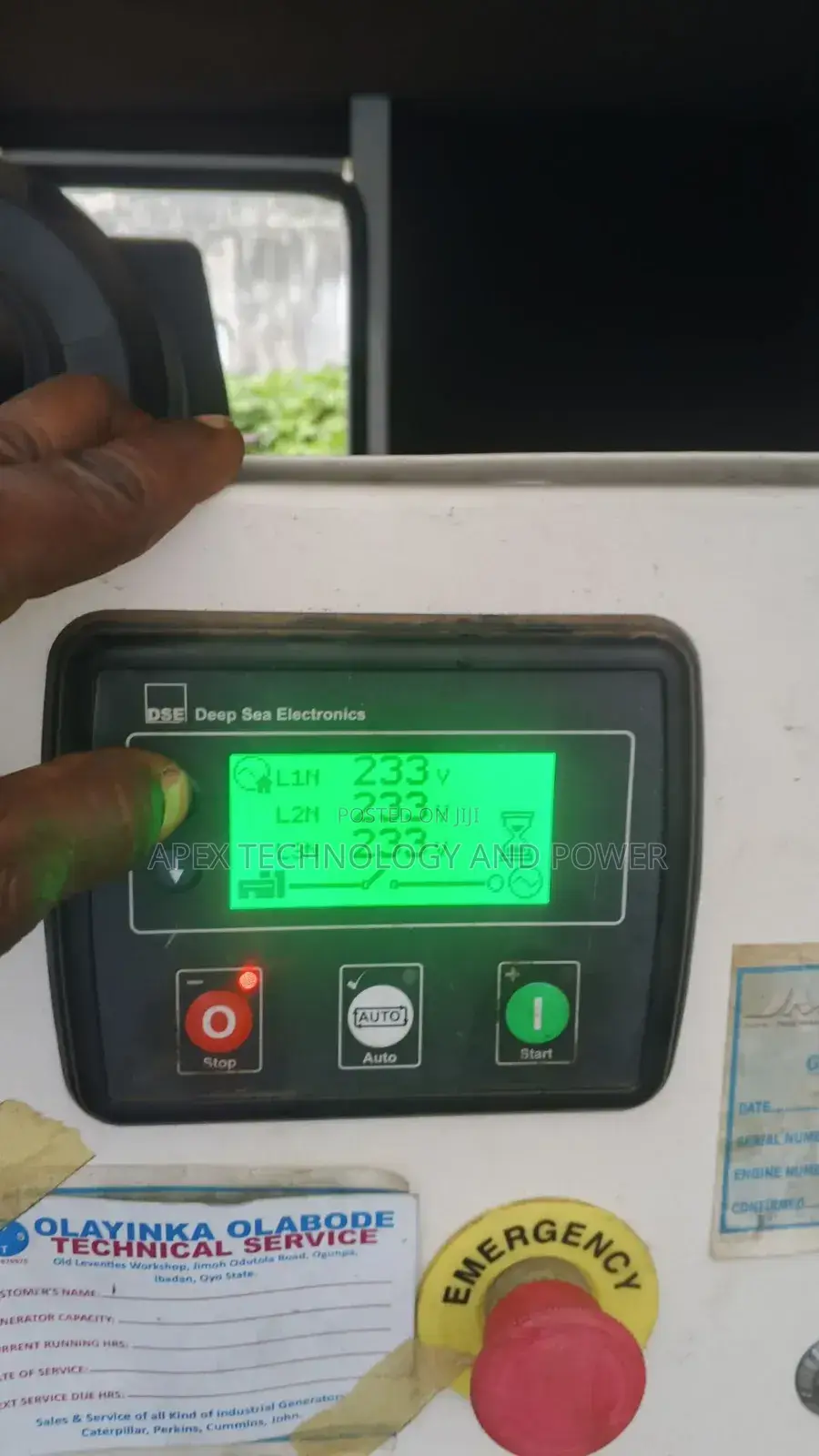 Diesel Soundproof Generators and Equipments Technician.