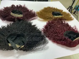 100% Human Hair, Pixel Curl 16, and 18