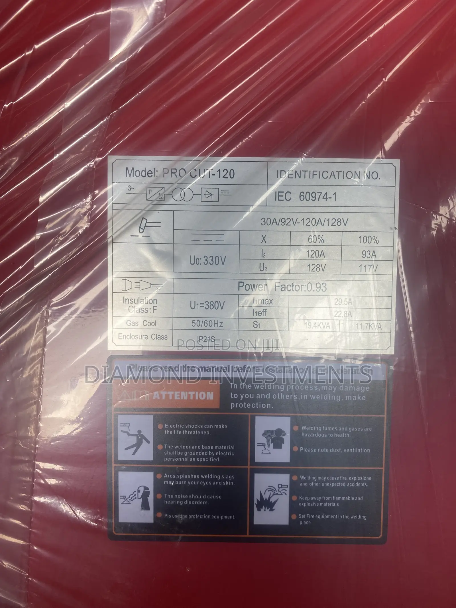 DC Inverter Plasma Cutter Pro Cut 120