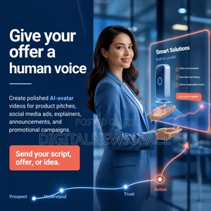 Professional AI Digital Human Video Ads for Your Brand.