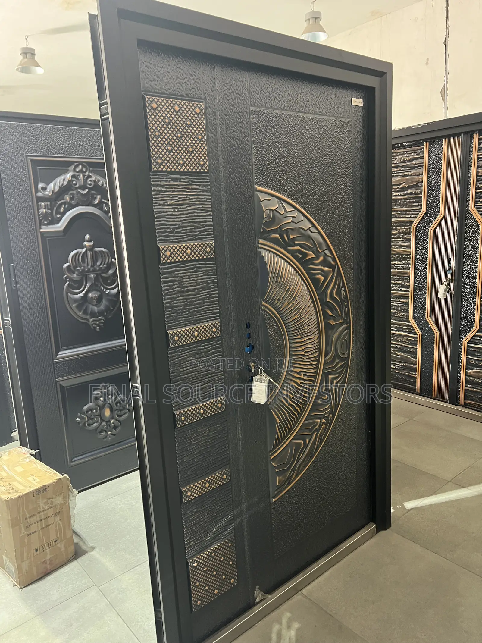 Half Moon Design Tank Door