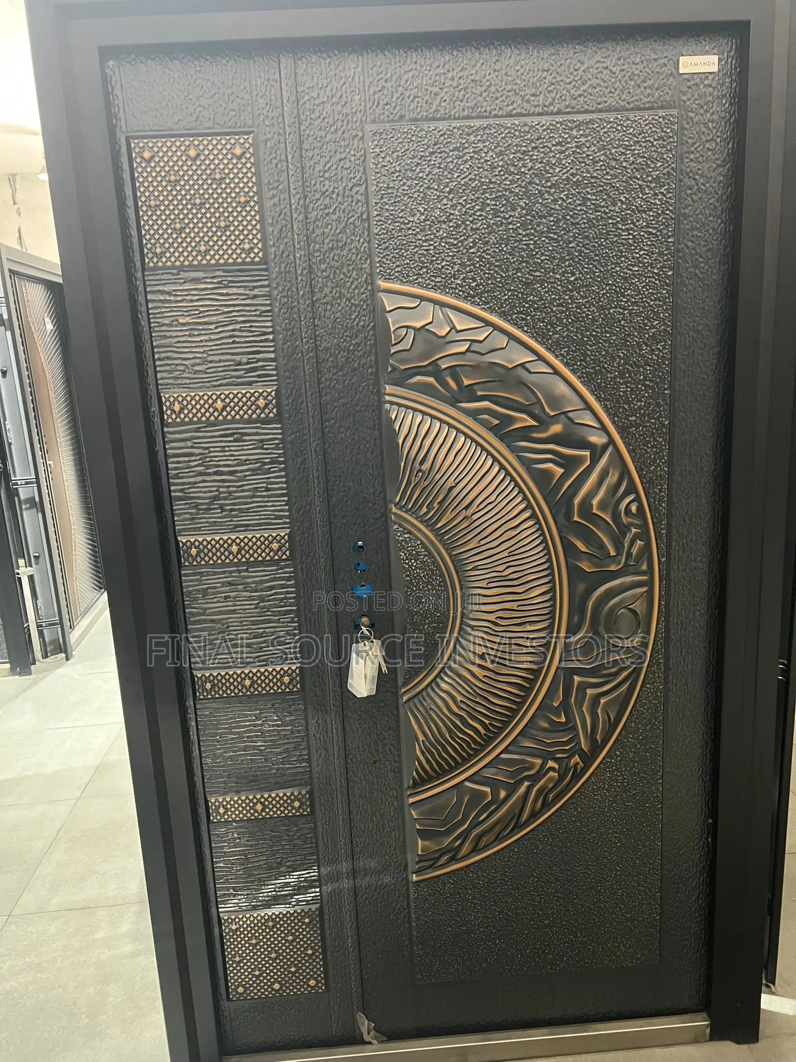 Half Moon Design Tank Door