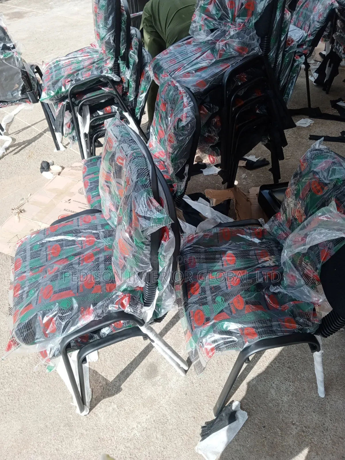 Stackable Training Chair With Writing Pad