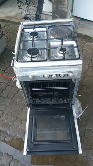 Nexus 50x50 Standing Gas Cooker 3 Burner 1 Electric 1 Oven 1 Griller