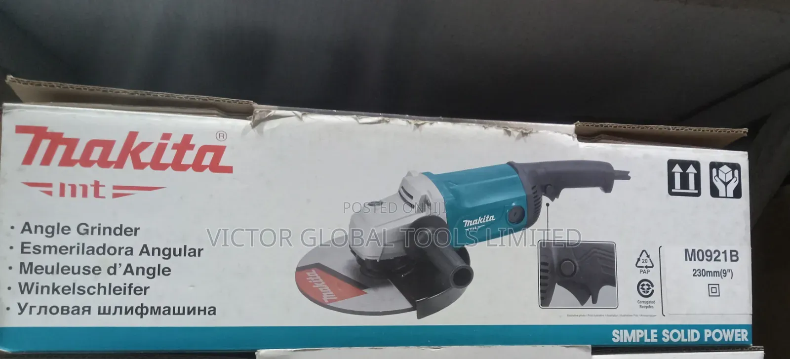 Makita 9" Angle Grinder