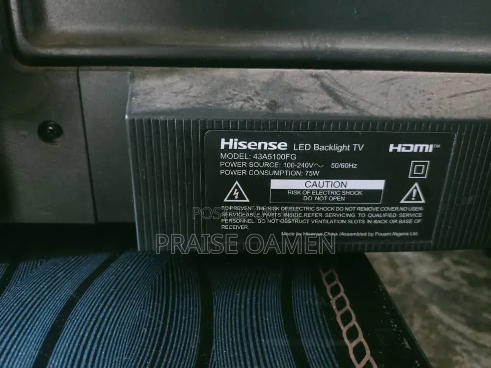 Hisense 43" TV