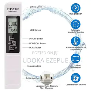 Multifunctional Digital Water Quality Tester, Test for TDS, EC Temp.