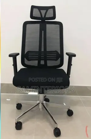 New Durable and Affordable Mesh Swivel Chair With Headrest