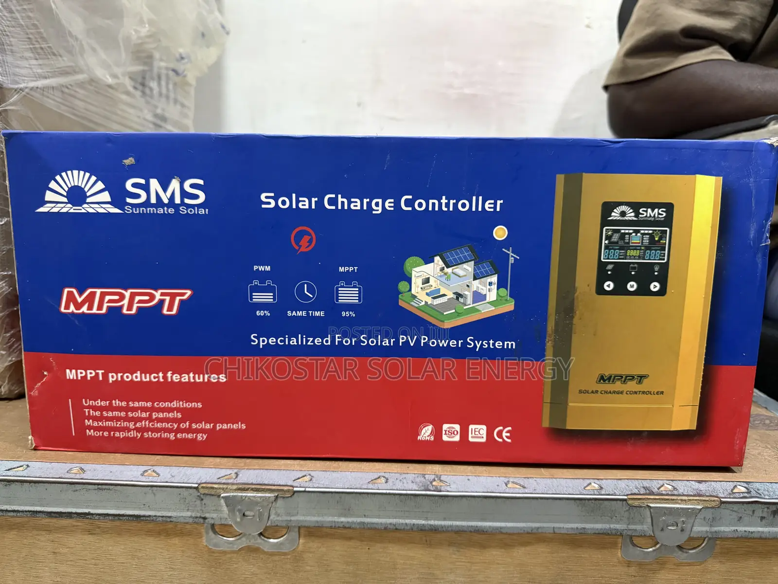 100A MPPT Solar Charge Controller (150V Max PV)