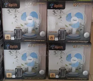 12" Table Top Rechargeable Fan