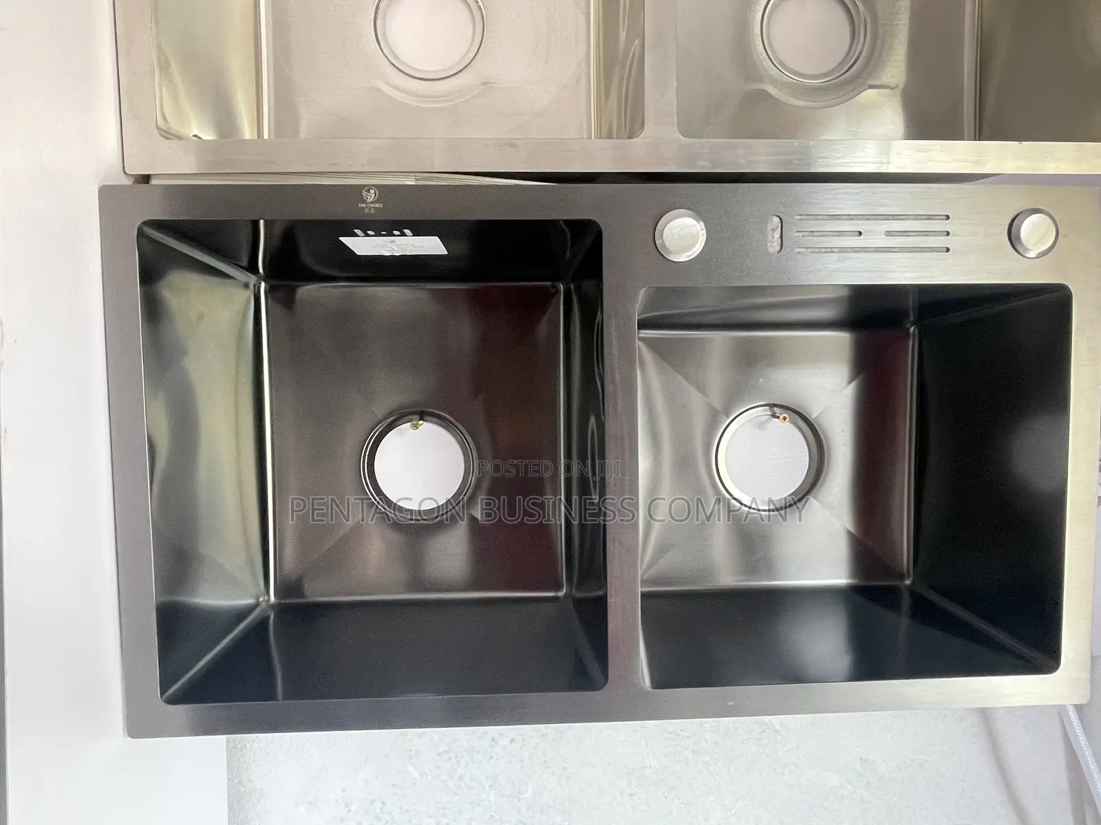 Black Double Bowl Kitchen Sink