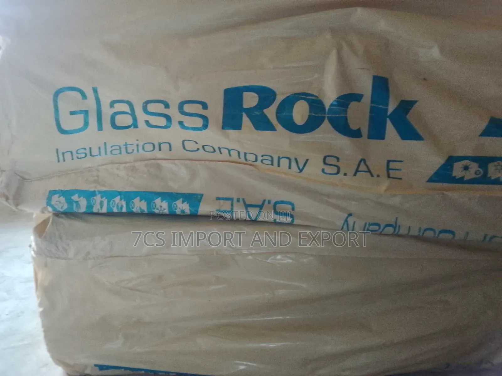 8 Packaged Slabs of Rockwool