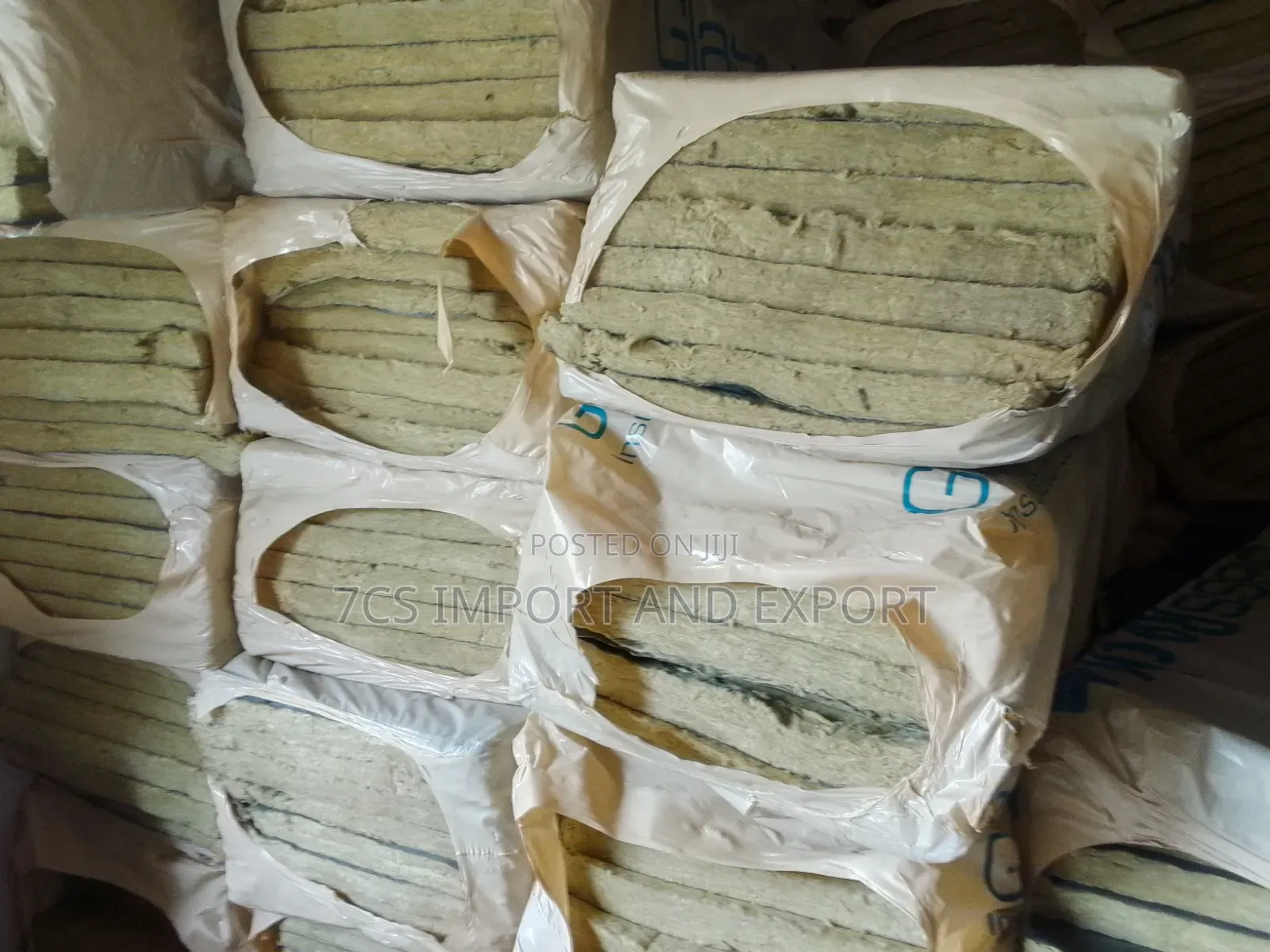 8 Packaged Slabs of Rockwool