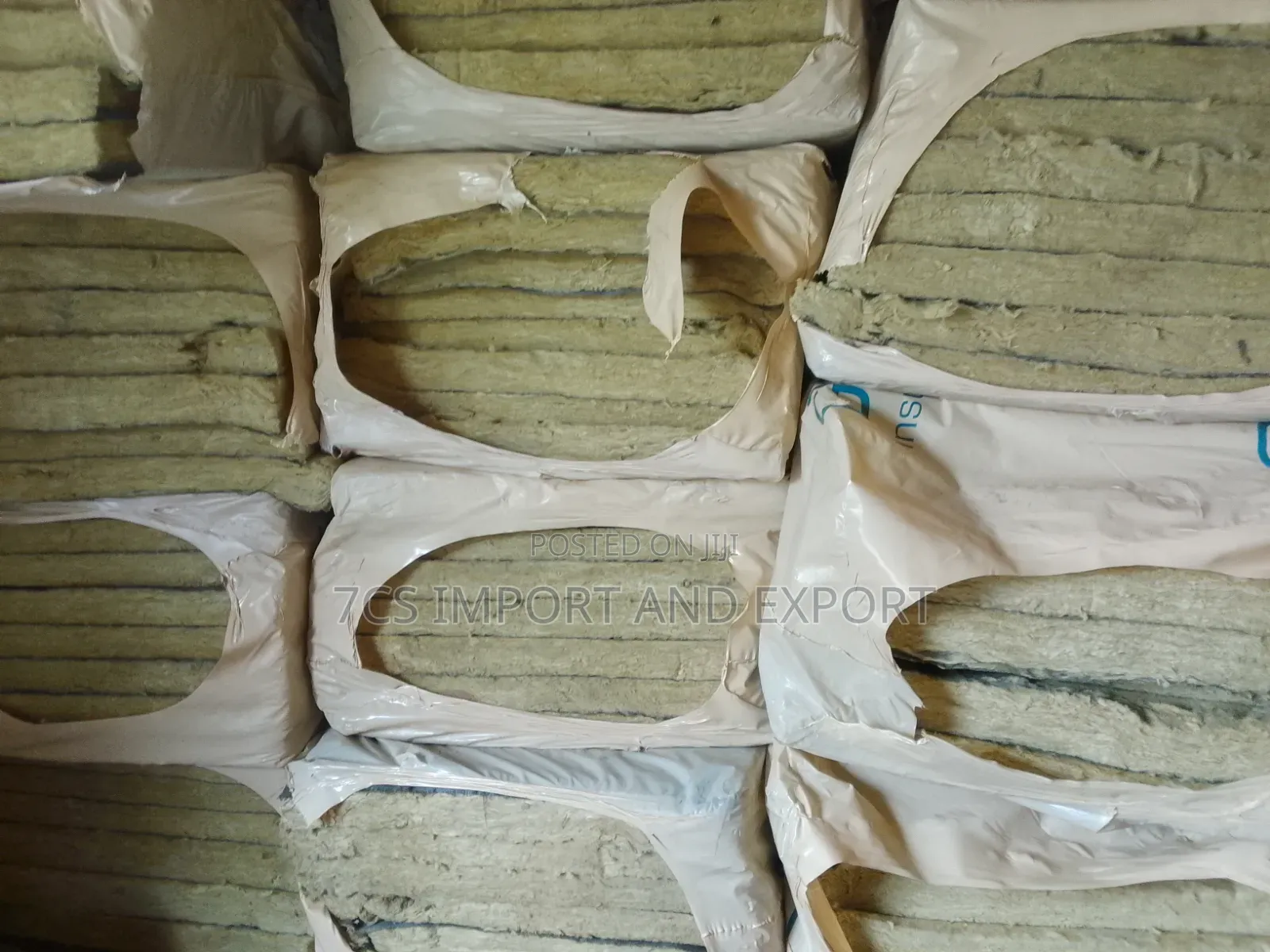 8 Packaged Slabs of Rockwool