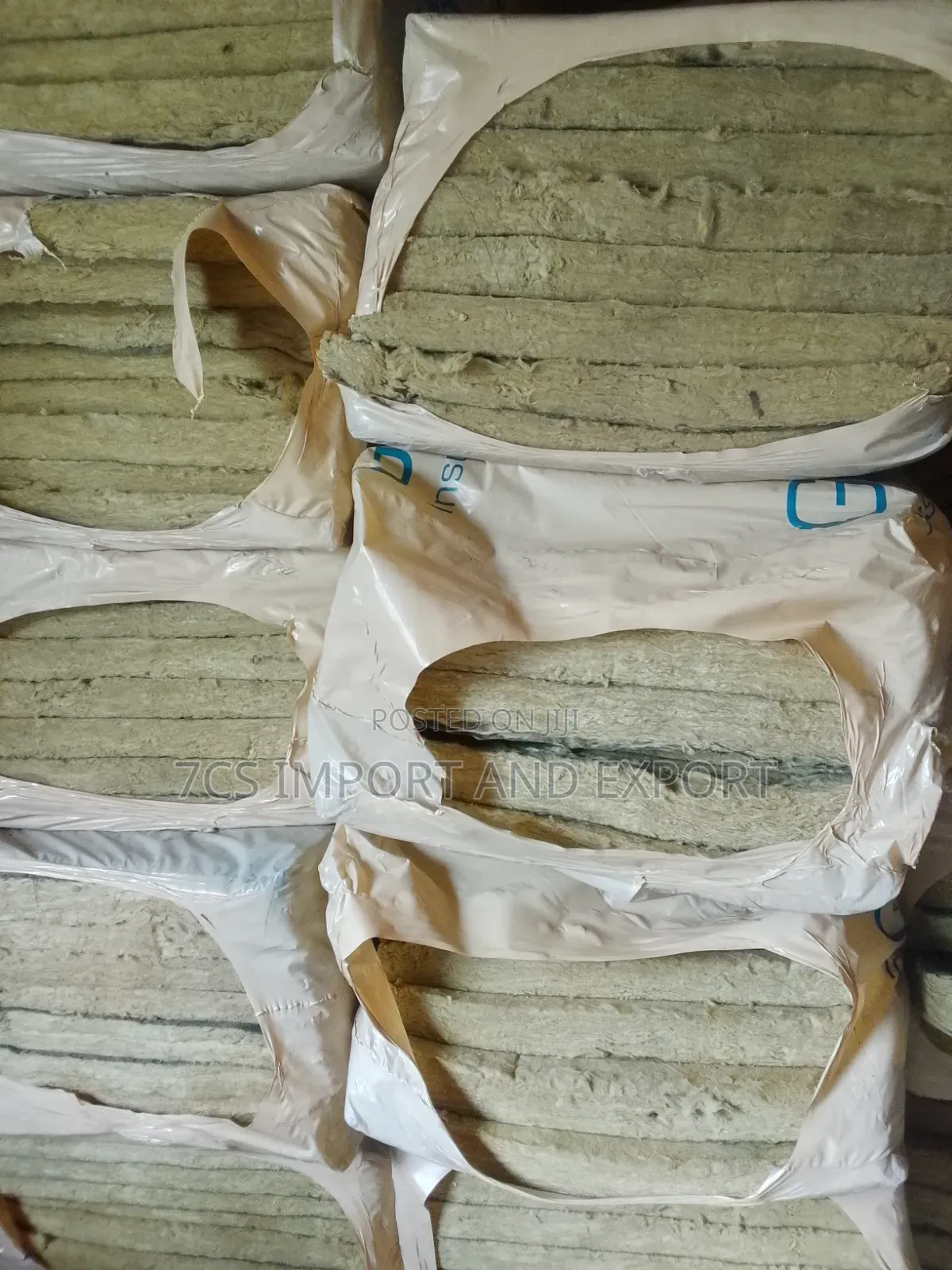 8 Packaged Slabs of Rockwool