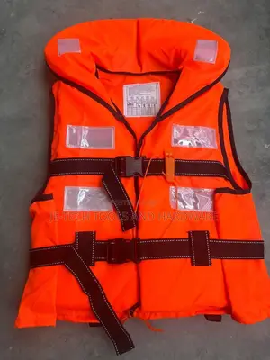 Bright Orange Adult Life Jacket Safety Vests