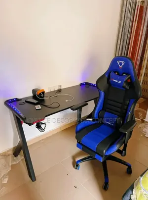 Gaming Desk Ergonomic Chair Combo