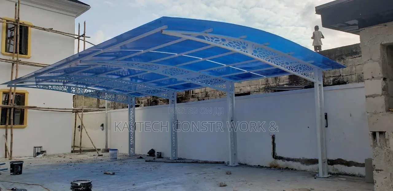 Wind Resistance Carports Fabrication / Solid Installation Lagos