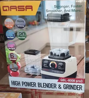 Qasa Commercial High Power Blender Grinder QBL-8008 Pro