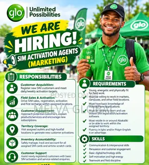 Urgent Vacancy _ SIM Activation Agents