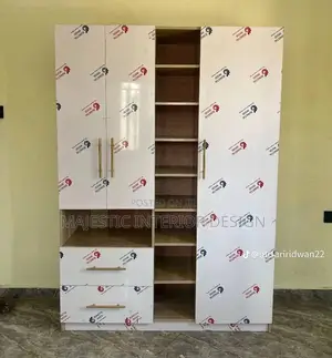 Modern Luxury Wardrobe With Drawers Open Shelves | Stylish Bedroom