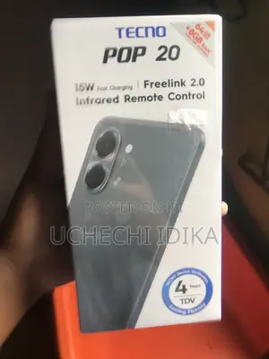 New Tecno Pop 20 64 GB Black