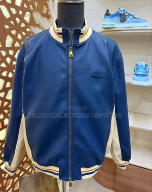 *Leather Original Louis Vuitton Leather Jacket Available in Store