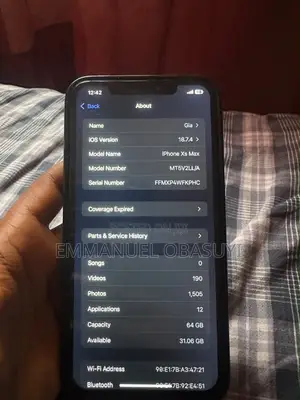 Apple iPhone XS Max 64 GB Black
