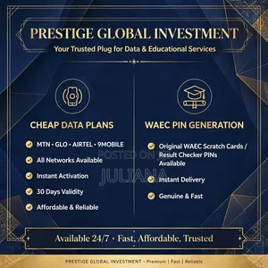 Selling of Data Bundles and Generation of WAEC Pin