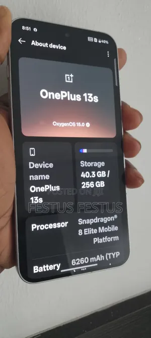 New OnePlus 13s 256 GB Gray
