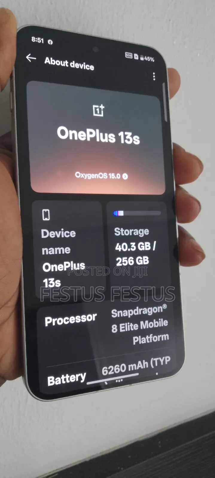 New OnePlus 13s 256 GB Gray