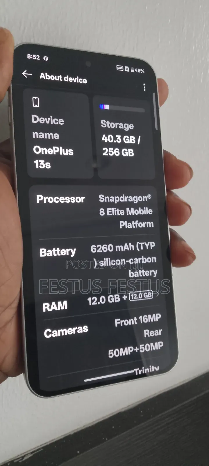 New OnePlus 13s 256 GB Gray