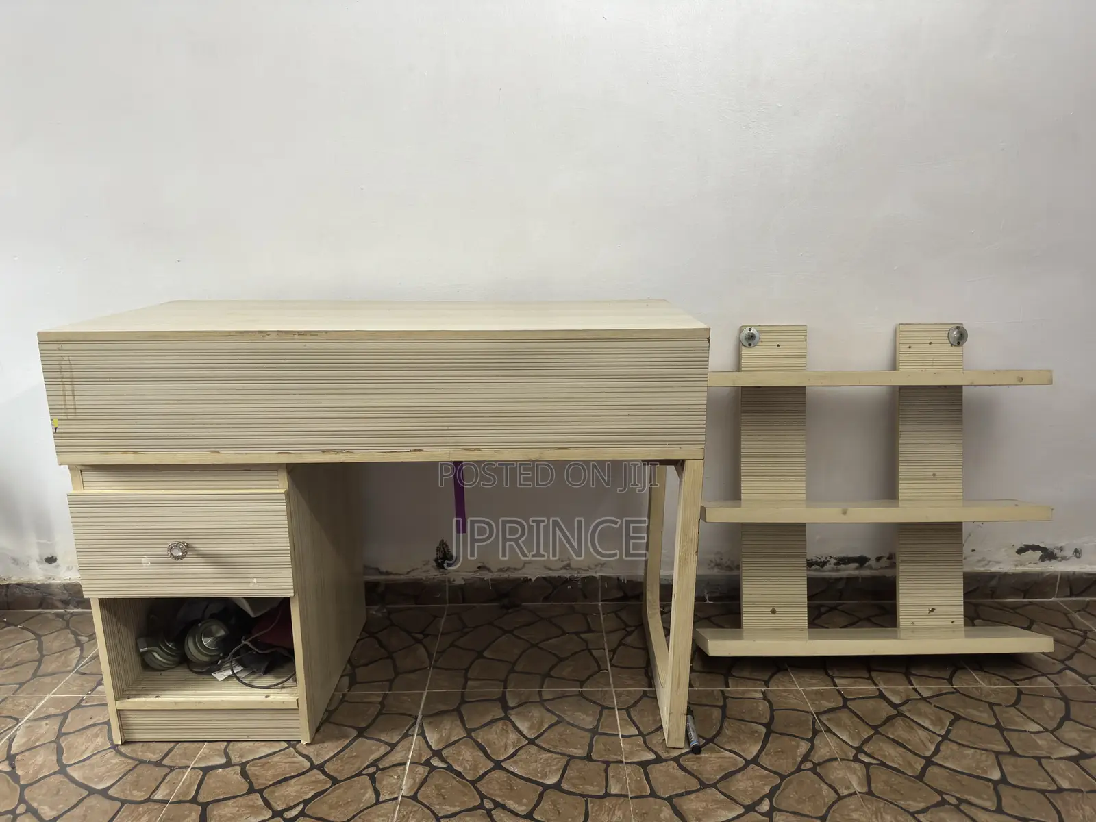 Table and 3 Layer Shelf