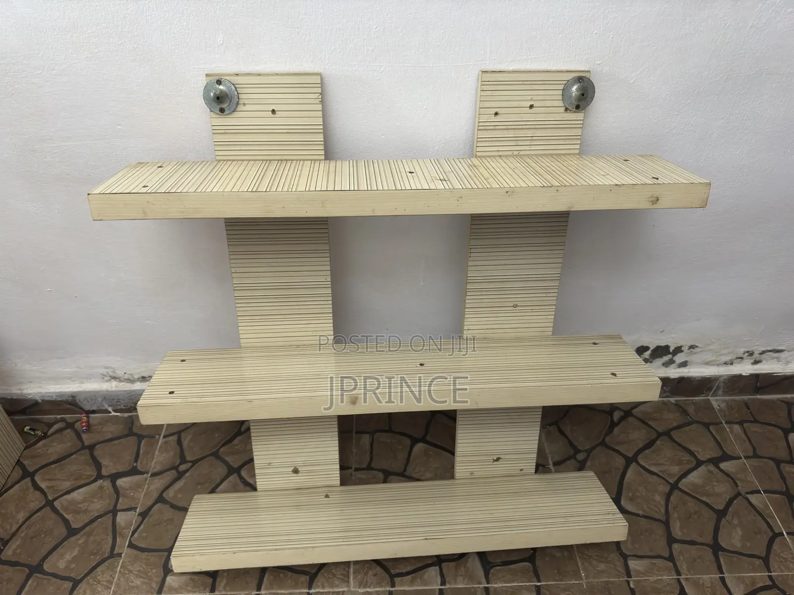Table and 3 Layer Shelf