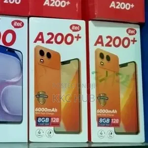 New Itel A200+ 128 GB Black