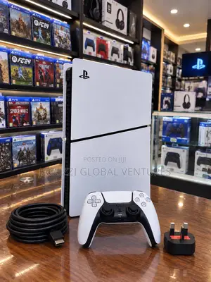 Uk Used Ps5 Slim Digital Console With 12 Game Features