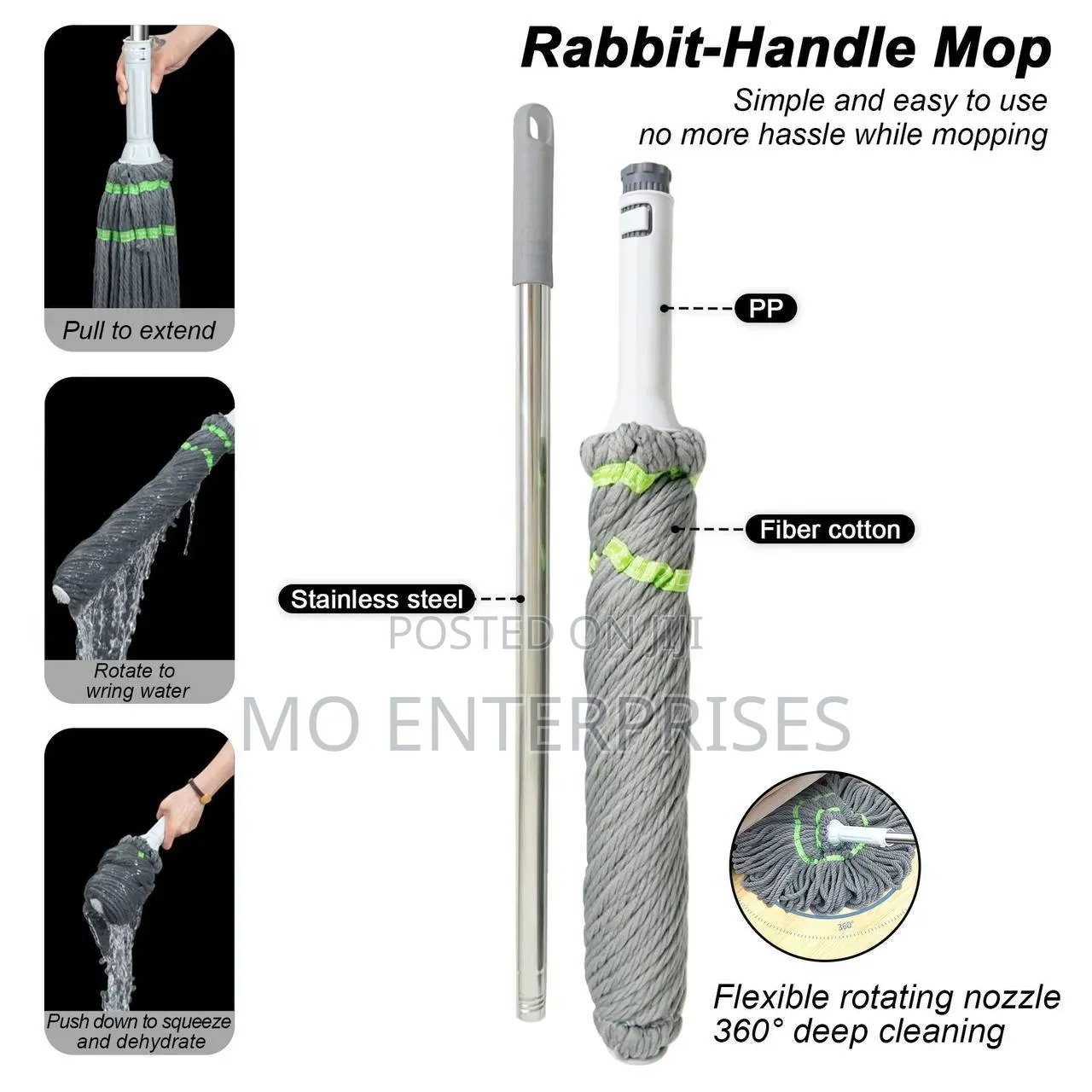 Flexible Rotating Mop