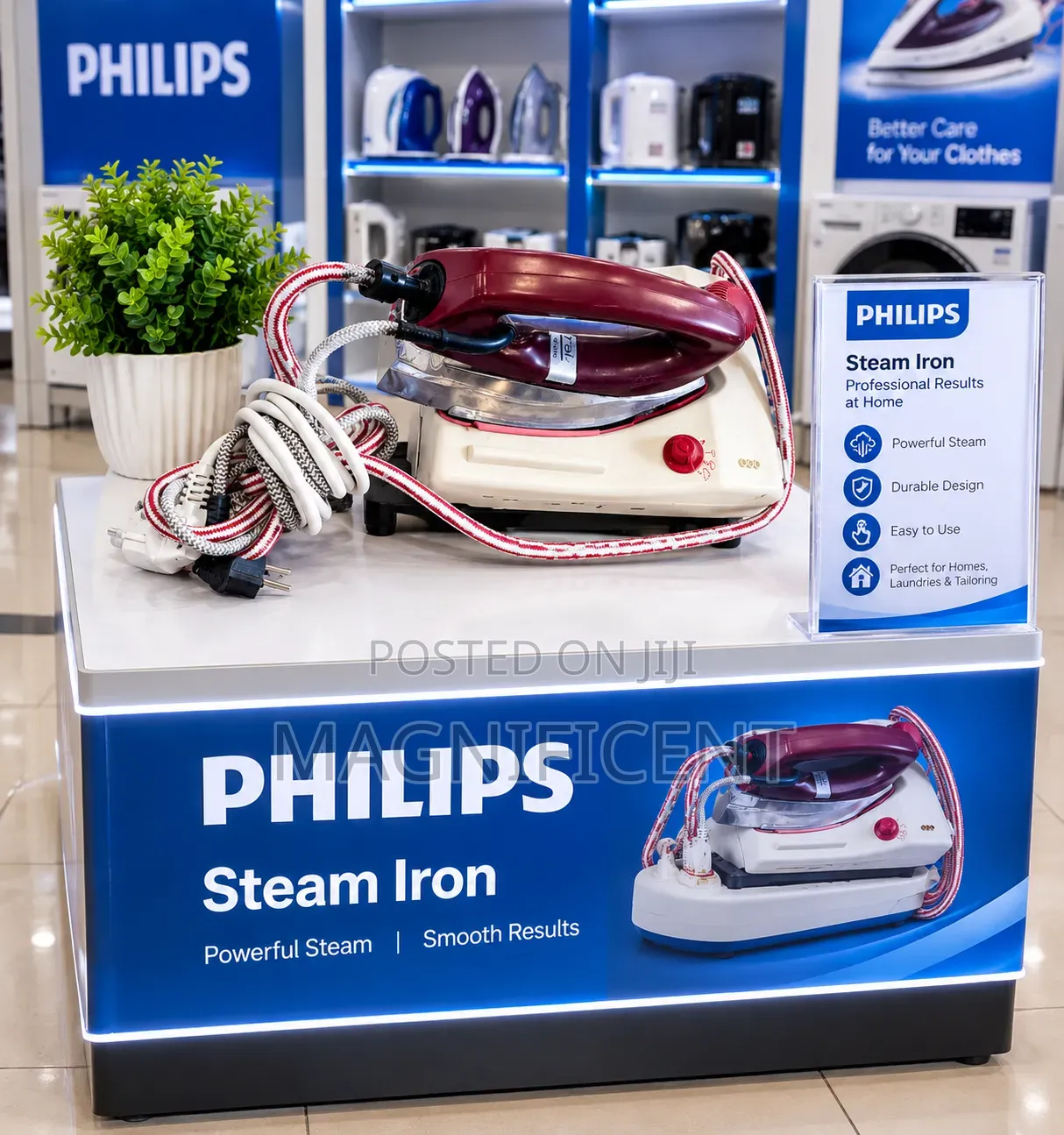 Professional Steam Generator Iron – Heavy-Duty Steam Ironing System