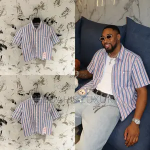 Men’s Pinstripes Over-Shirt