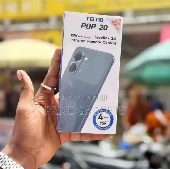 New Tecno Pop 20 128 GB Black