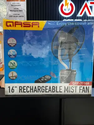 QASA 16-Inch Solar Mist Fan
