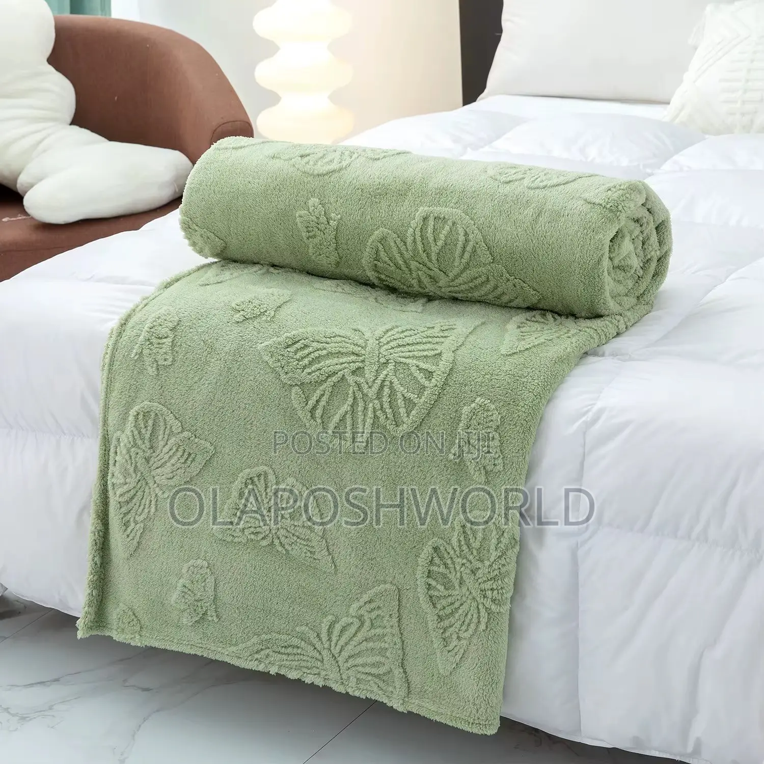 Mint Soft Cashmere Blanket