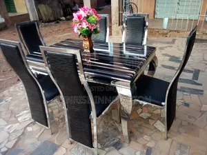 Six Seater Marble Dining