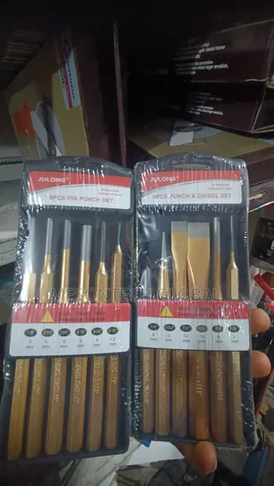 Heavy Duty Punch and Chisel Set/ Julong 6pcs Punch and Chisel Set