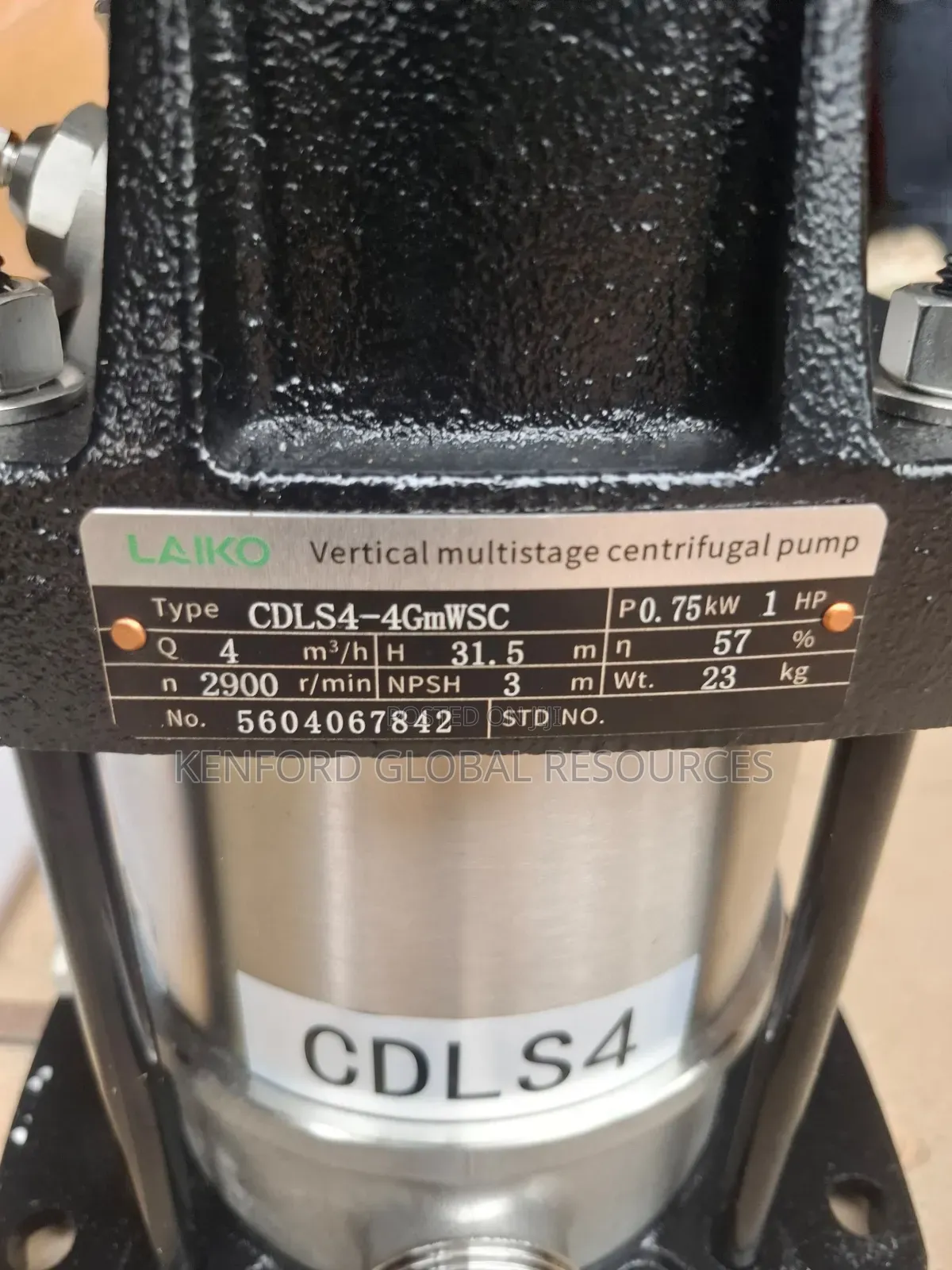 Quality 1hp Vertical Configuration Pumping Machine