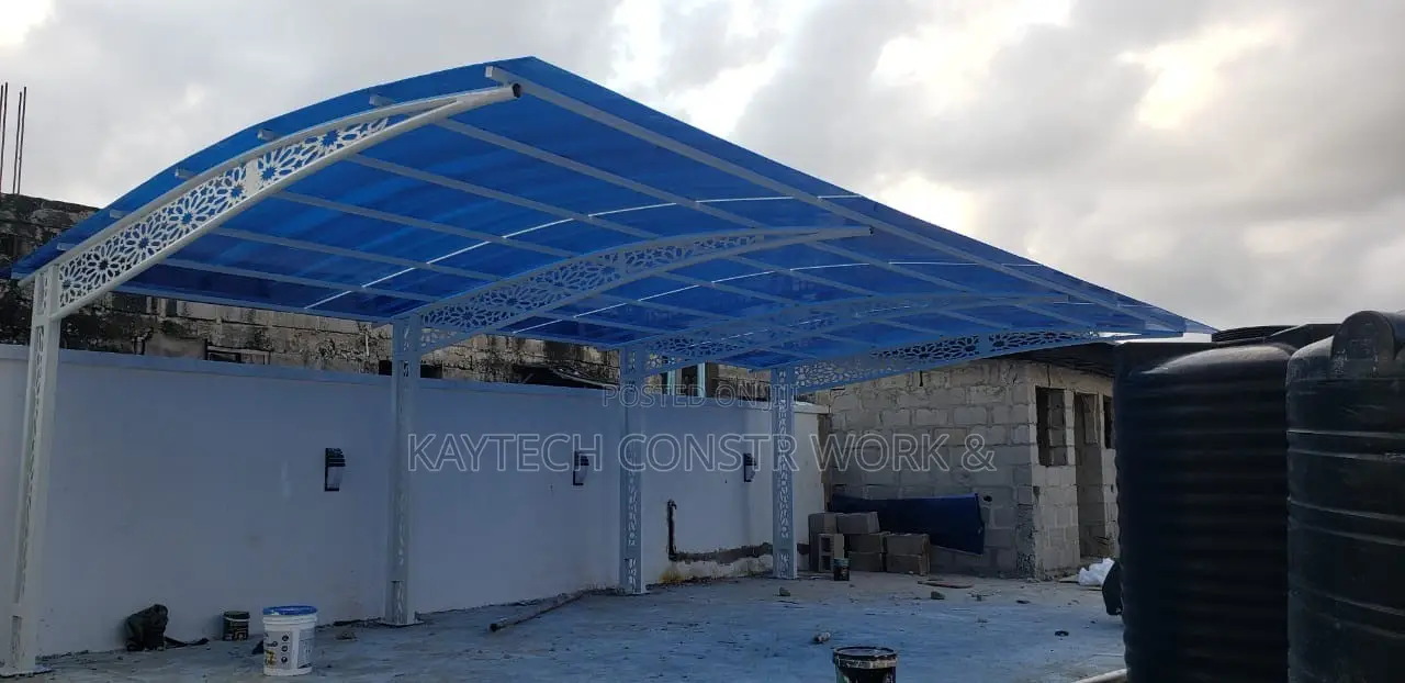 Wind Resistance Carports Fabrication / Solid Installation Lagos